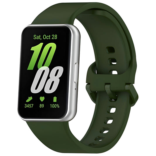 Techsuit W086 szíj Samsung Galaxy Fit3 R39M-hez, zöld