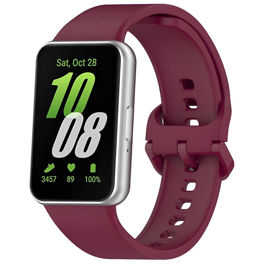Techsuit W086 szíj Samsung Galaxy Fit3 R39M-hez, bordó