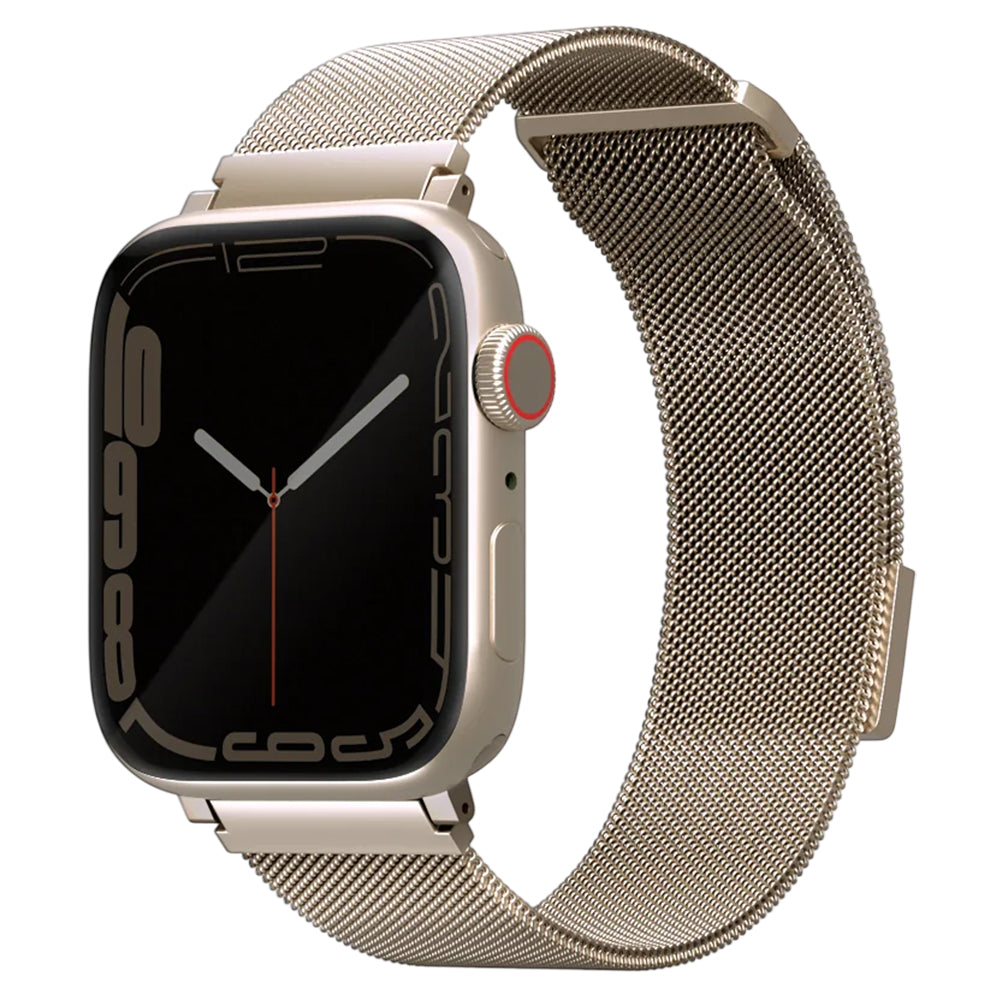 UNIQ Dante szíj Apple Watch 42mm / 41mm / 40mm / 38 sorozathoz, Arany