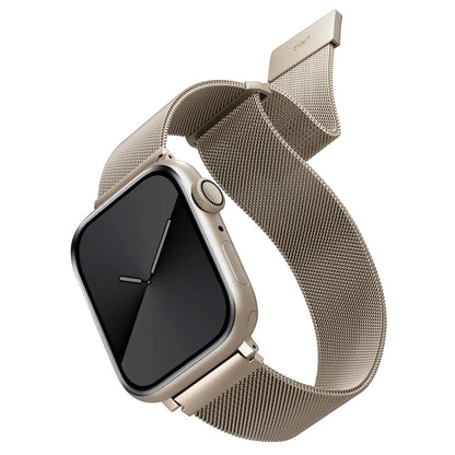 UNIQ Dante szíj Apple Watch 42mm / 41mm / 40mm / 38 sorozathoz, Arany
