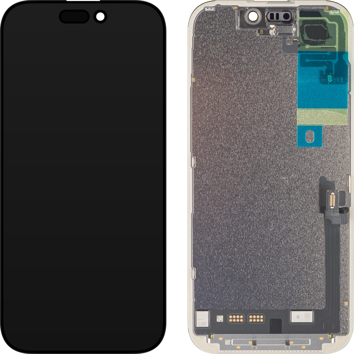 Apple iPhone 17 érintőképernyős kijelző, kerettel, fekete, Service Pack 661-56065