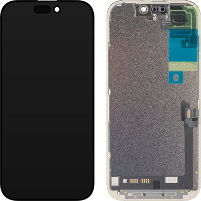 Apple iPhone 17 érintőképernyős kijelző, kerettel, fekete, Service Pack 661-56065