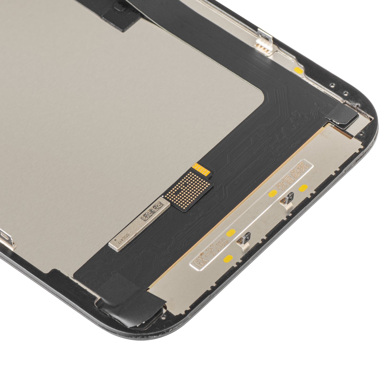 GX érintőképernyős kijelző Apple iPhone 14 Plus-hoz, kerettel, mozgatható OLED IC verzió, fekete
