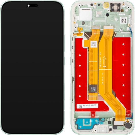 Honor 600e / 600 Lite érintőképernyős kijelző, kerettel, zöld, Service Pack 0235ASUN