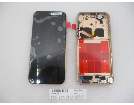 Huawei Pura 90s Pro érintőképernyős kijelző kerettel, narancssárga (Orange Soda), Service Pack 02357TSH