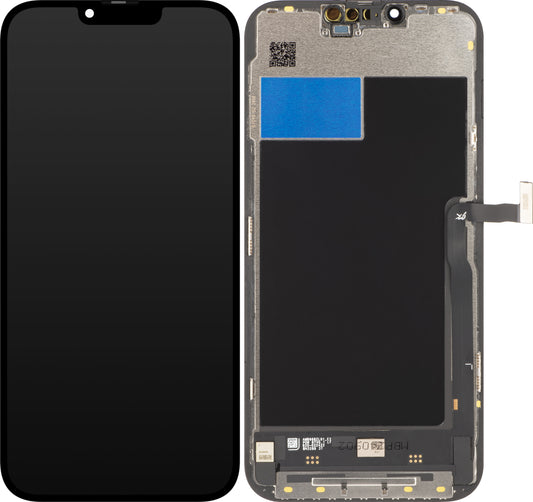 JK Érintőképernyő kijelző Apple iPhone 13 Pro Max készülékhez, kerettel, In-Cell LCD verzió, Fekete