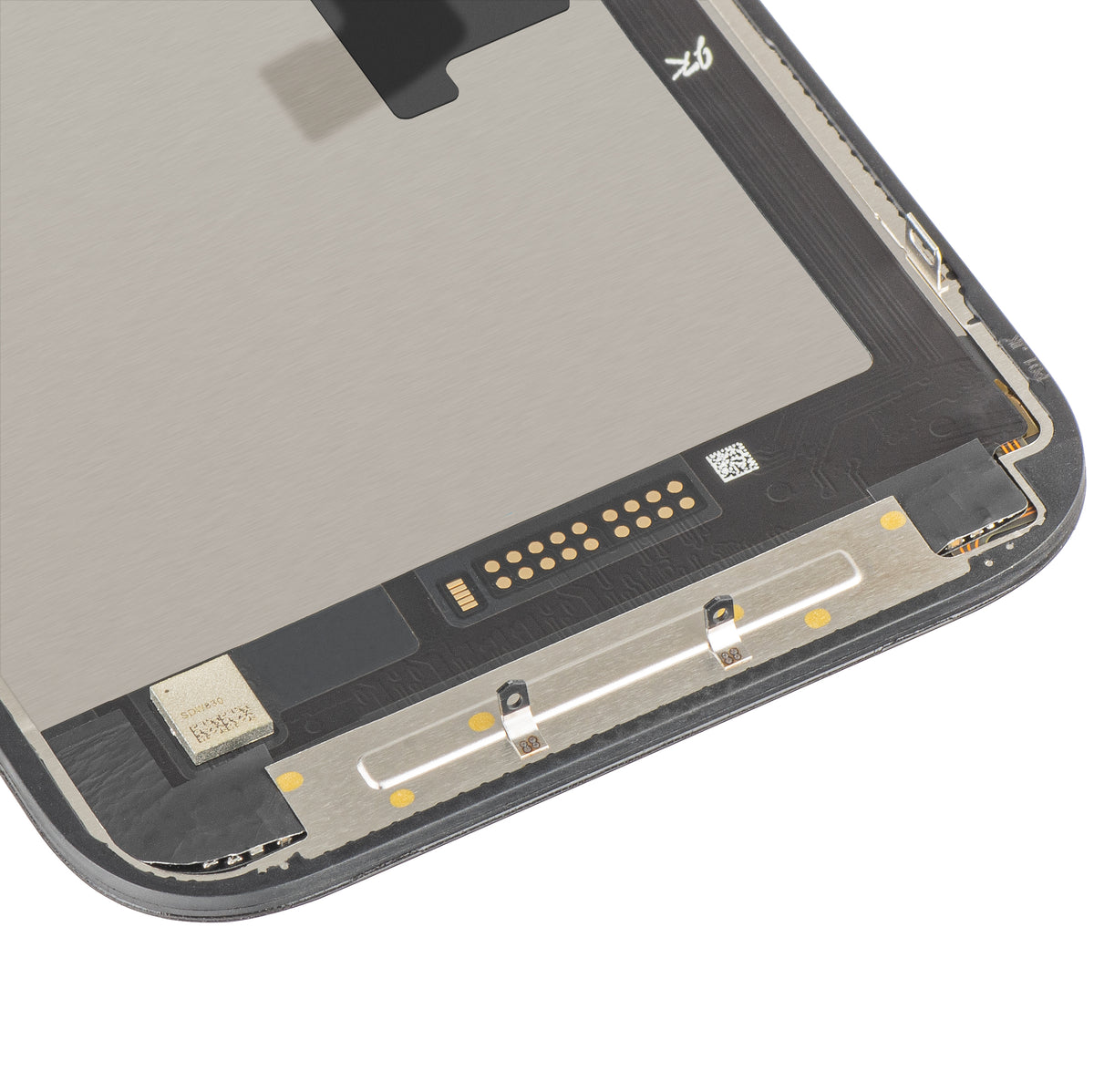 JK érintőképernyős kijelző Apple iPhone 16 Pro-hoz, kerettel, LCD In-Cell IC mozgatható verzió, fekete