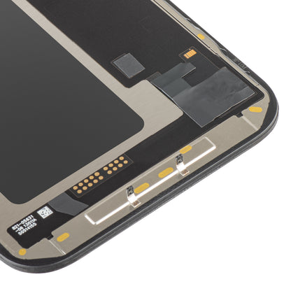 JK érintőképernyős kijelző Apple iPhone 17 Pro Max-hoz, kerettel, LCD In-Cell IC mozgatható verzió, fekete