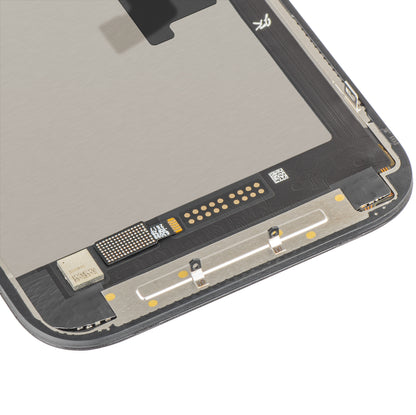 JK érintőképernyős kijelző Apple iPhone 16 Pro-hoz, kerettel, LCD In-Cell IC mozgatható verzió, fekete