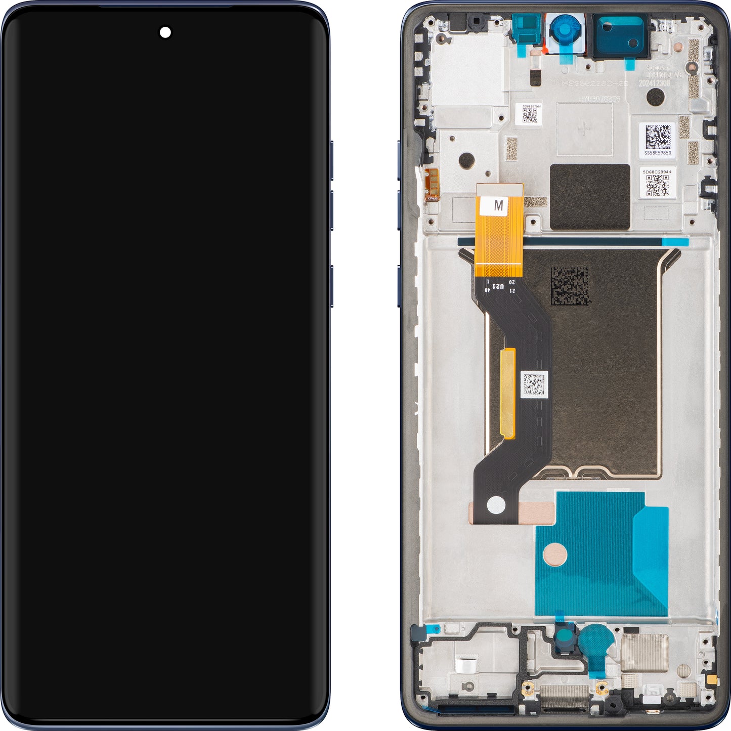 Motorola Edge 60 Fusion érintőképernyős kijelző, kerettel, tengerészkék (Pantone Slipstream), Service Pack 5D68C29878