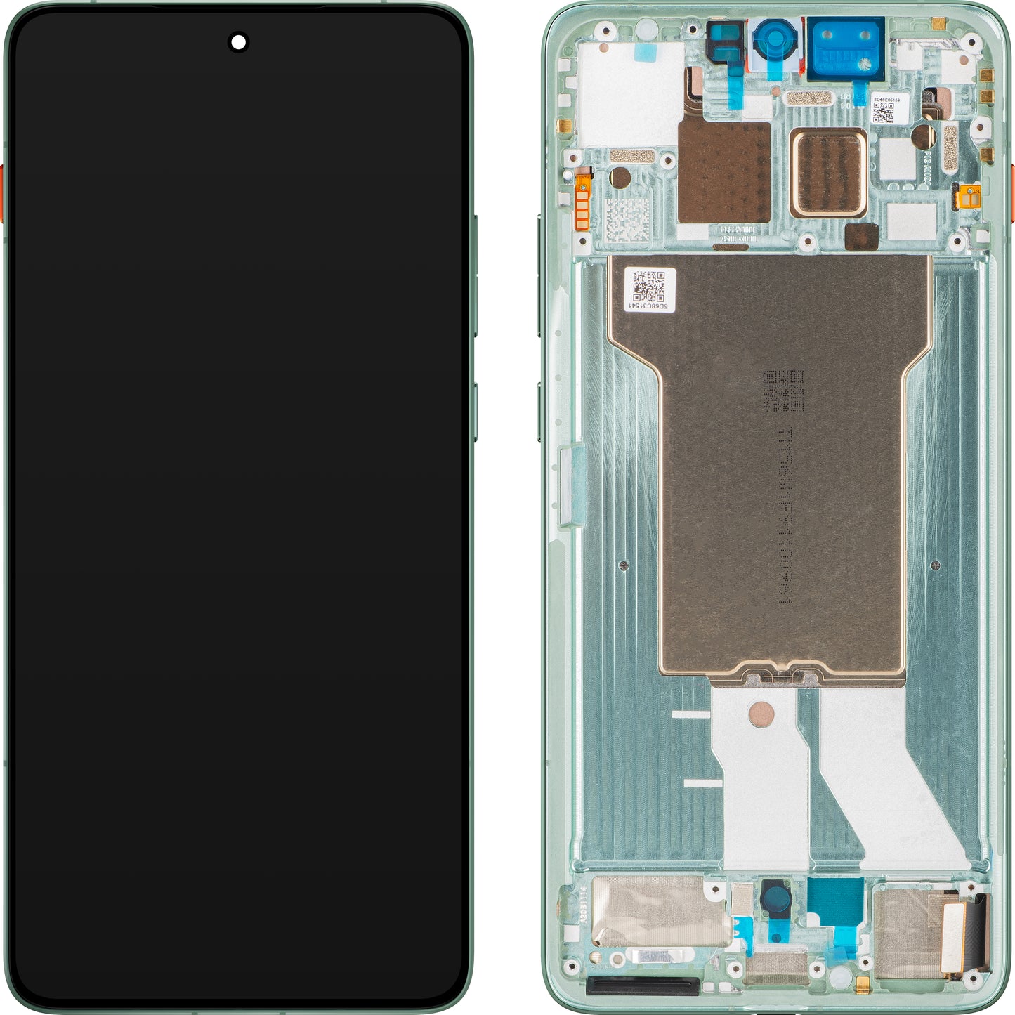 Motorola Edge 70 érintőképernyős kijelző, kerettel, Zöld (Lily Pad), Service Pack 5D68C31542