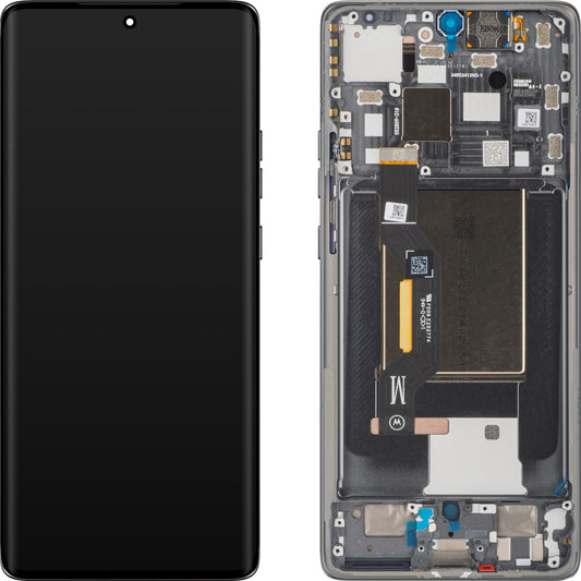 Motorola Edge 50 érintőképernyő kijelző, kerettel, szürke (Koala Gray), újrazárva 5D68C25135