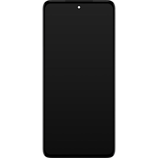 Motorola Moto Moto Moto G72 érintőképernyős kijelző, kerettel, fekete, szervizcsomag 5D68C21701