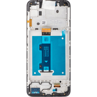 Motorola Moto E20 érintőképernyős kijelző, kerettel, fekete, csere 5D68C19457