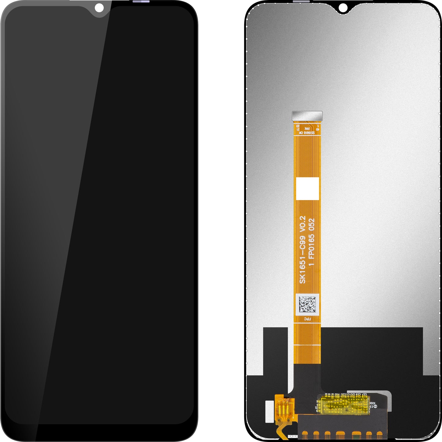 MP érintőképernyős kijelző kompatibilis a Realme C21Y / C25Y típusokkal