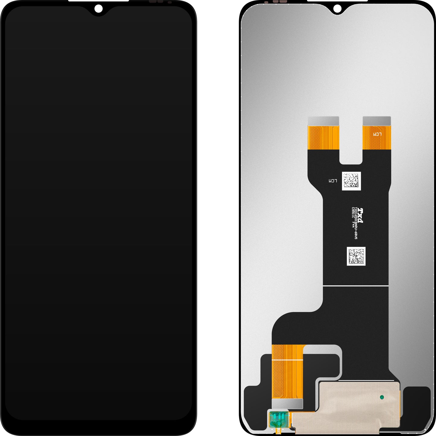 MP érintőképernyős kijelző kompatibilis a ZTE Blade A73 5G-vel