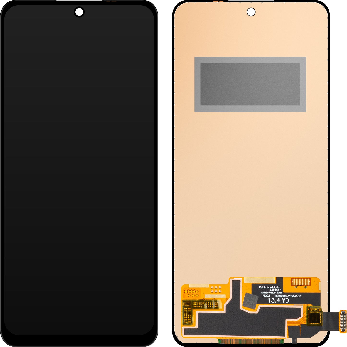 MP érintőképernyős kijelző kompatibilis a Xiaomi Redmi Note 13 4G-vel