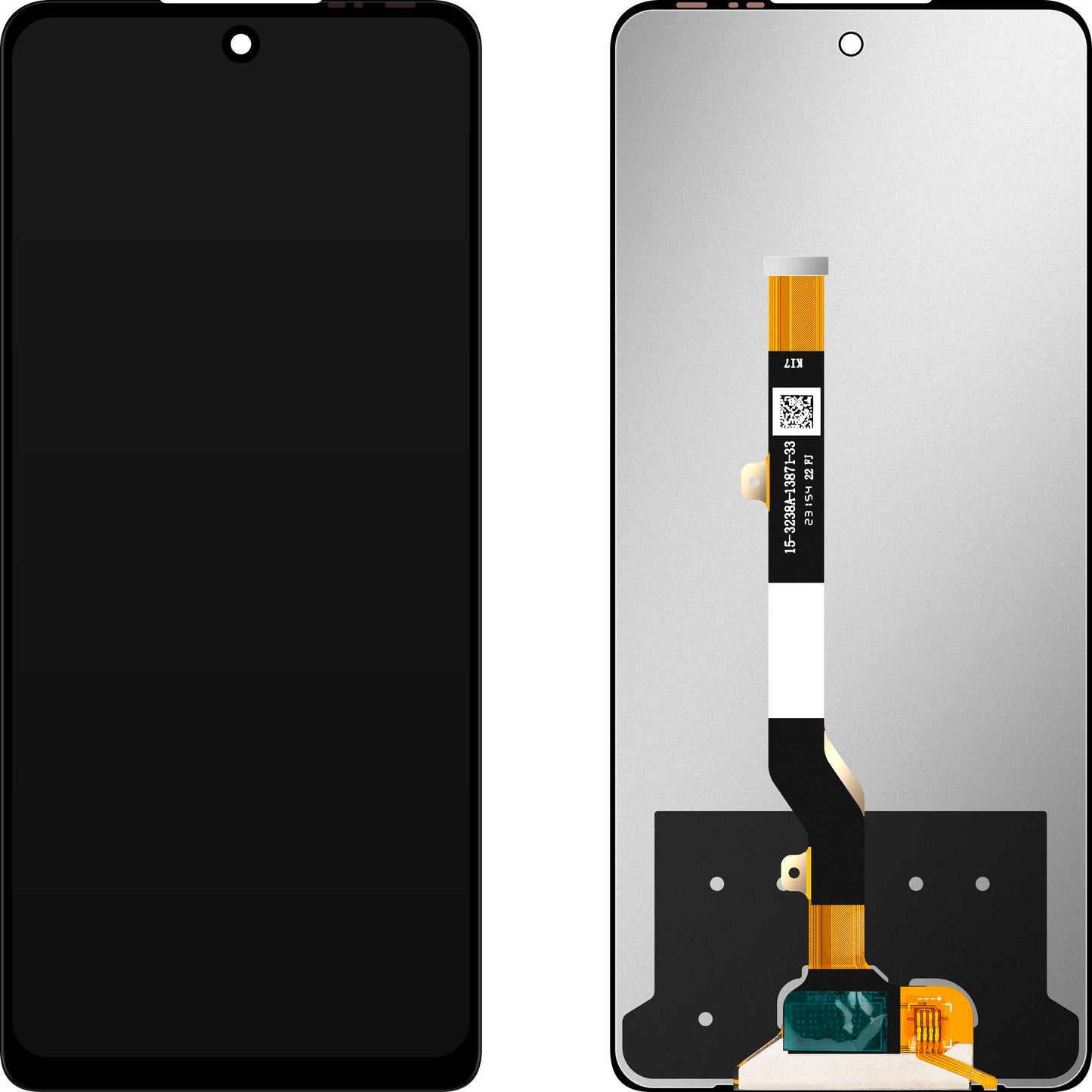 MP érintőképernyős kijelző kompatibilis a Tecno Pova 5 Pro-val