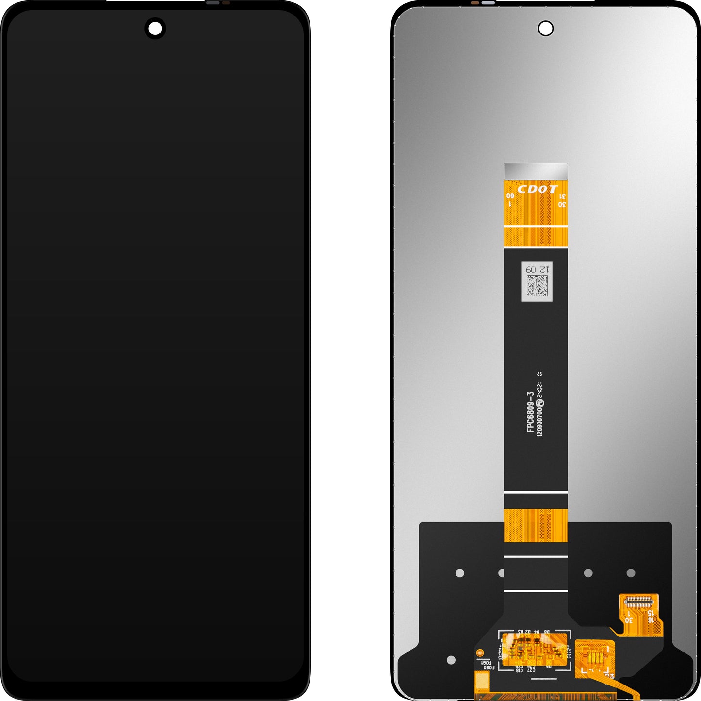 MP érintőképernyős kijelző kompatibilis a TCL 50 SE -vel