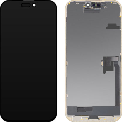 MP érintőképernyős kijelző kompatibilis az Apple iPhone 16 Pro Max-szal, kerettel, OLED FHD Diagnosztikai verzió, Fekete