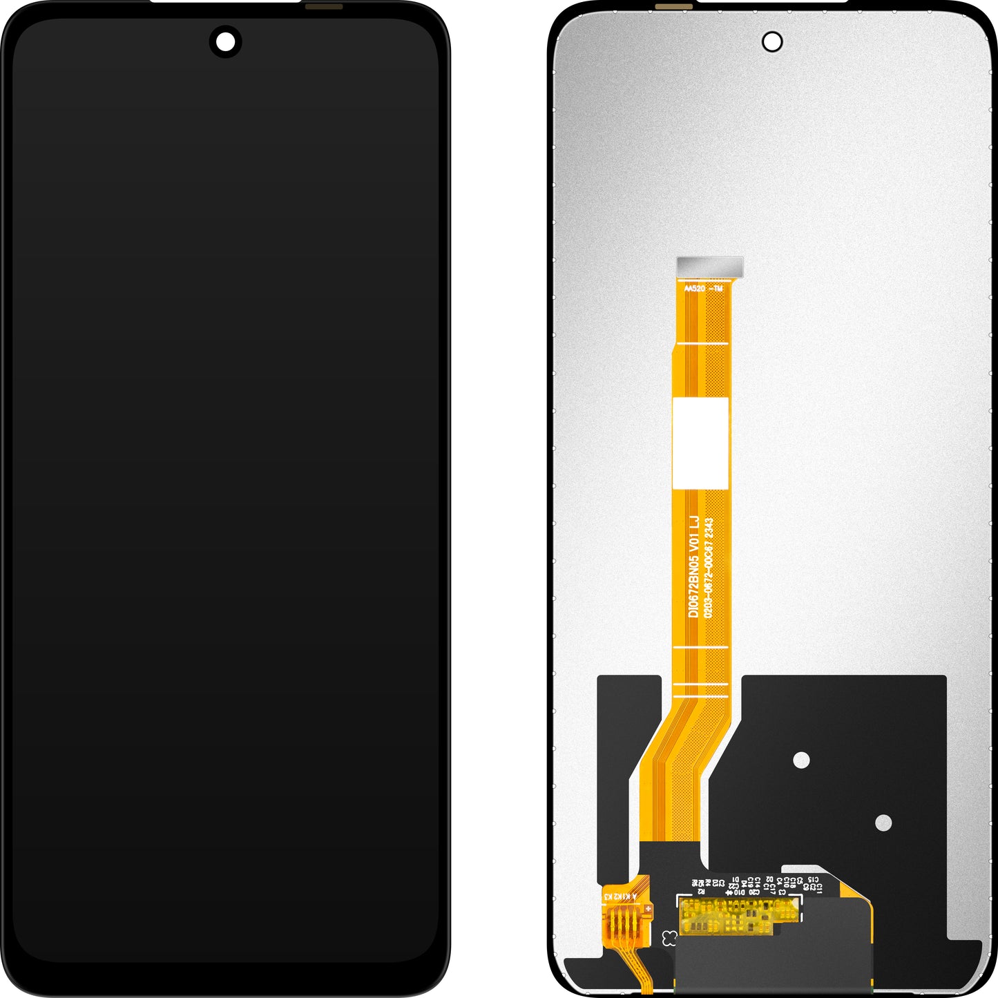 MP érintőképernyős kijelző, kompatibilis a Realme C75 4G-vel