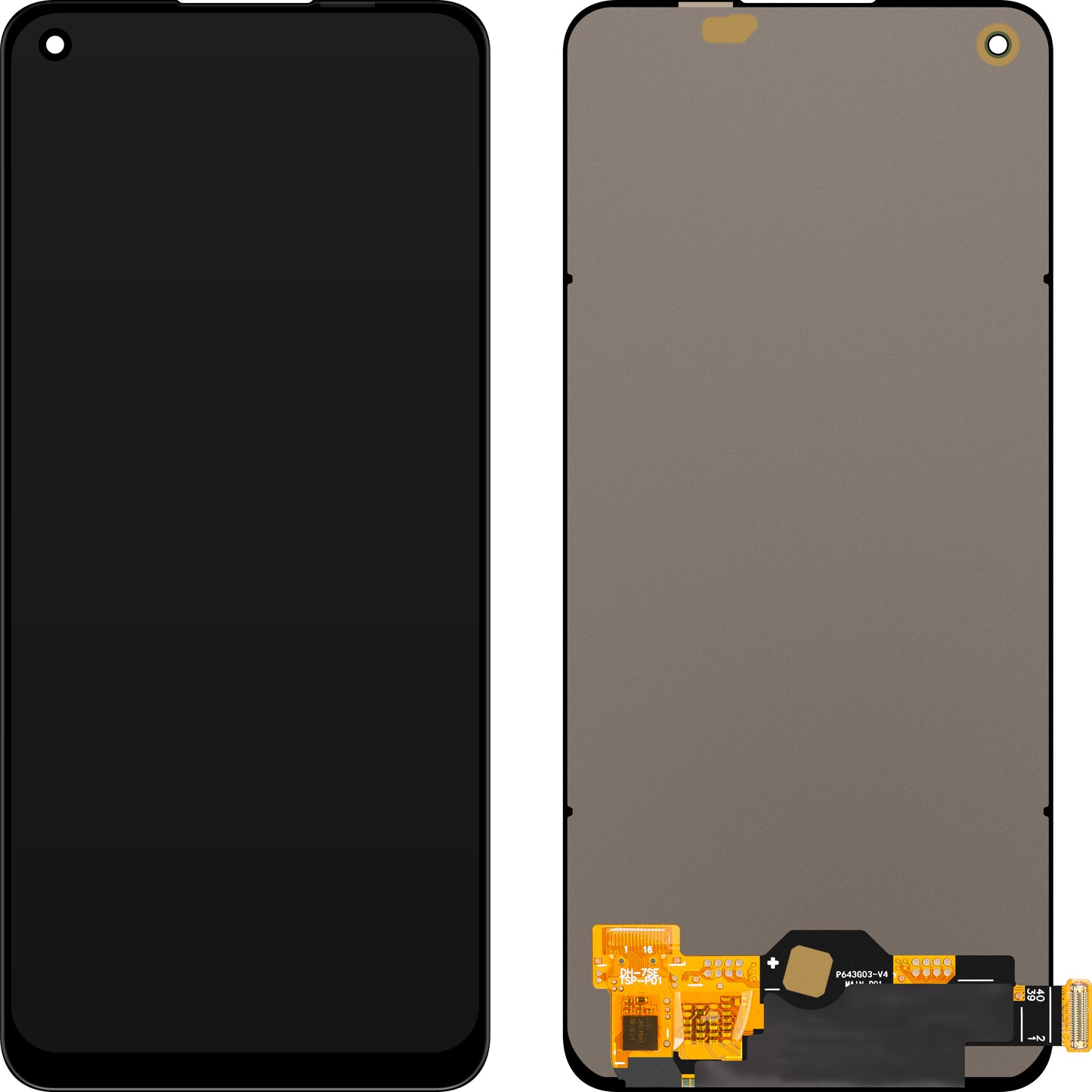 MP érintőképernyős kijelző kompatibilis az Oppo A78 4G / F21 Pro / Find X5 Lite / Reno7 / Reno7 SE 5G / Reno8 4G / Reno8 T készülékekhez, OLED verzió