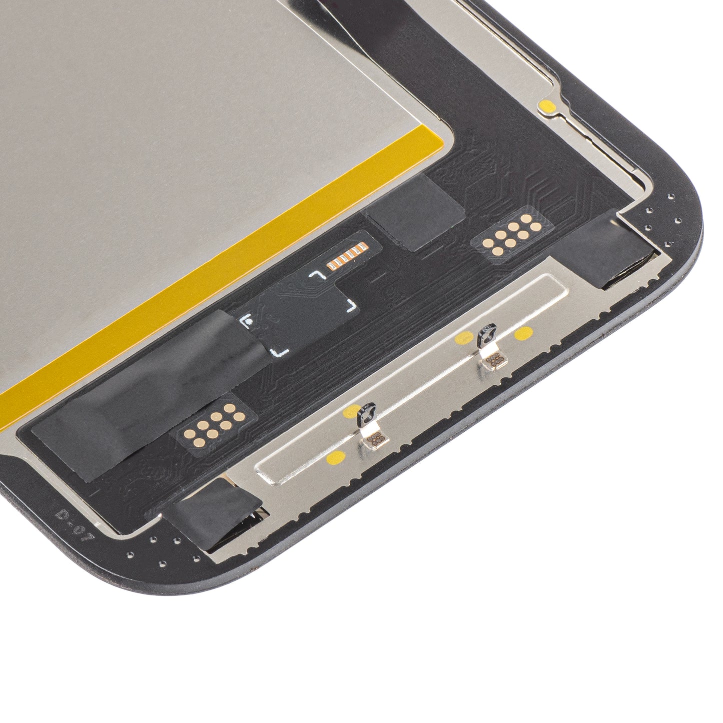 MP érintőképernyős kijelző kompatibilis az Apple iPhone 15-tel, kerettel, Soft OLED FHD IC Movable verzió, Fekete