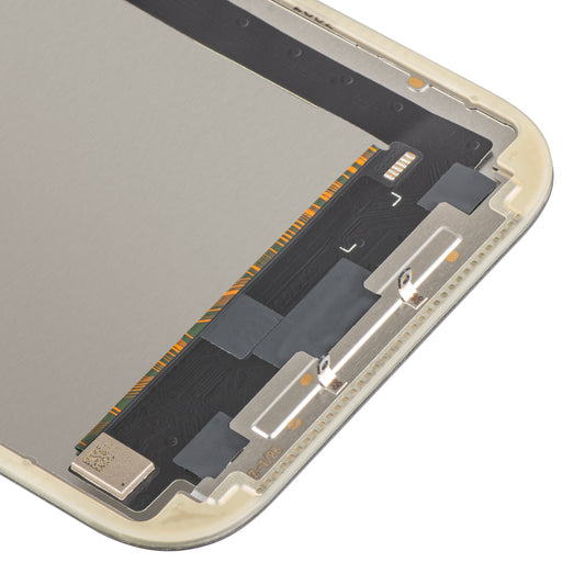 MP érintőképernyős kijelző Apple iPhone 17 kompatibilis, kerettel, OLED FHD IC Movable verzió, fekete