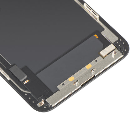 MP érintőképernyős kijelző kompatibilis az Apple iPhone 11 Pro Max készülékkel, kerettel, OLED FHD IC Movable verzió, fekete