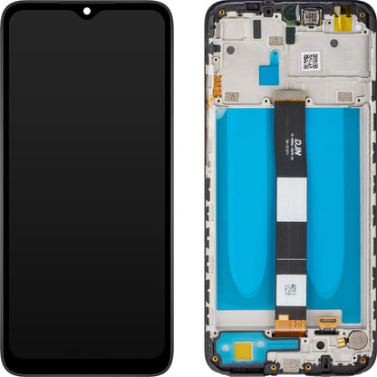 MP érintőképernyős kijelző kompatibilis Xiaomi Redmi 9C NFC / 9C / 9A készülékkel, kerettel, fekete