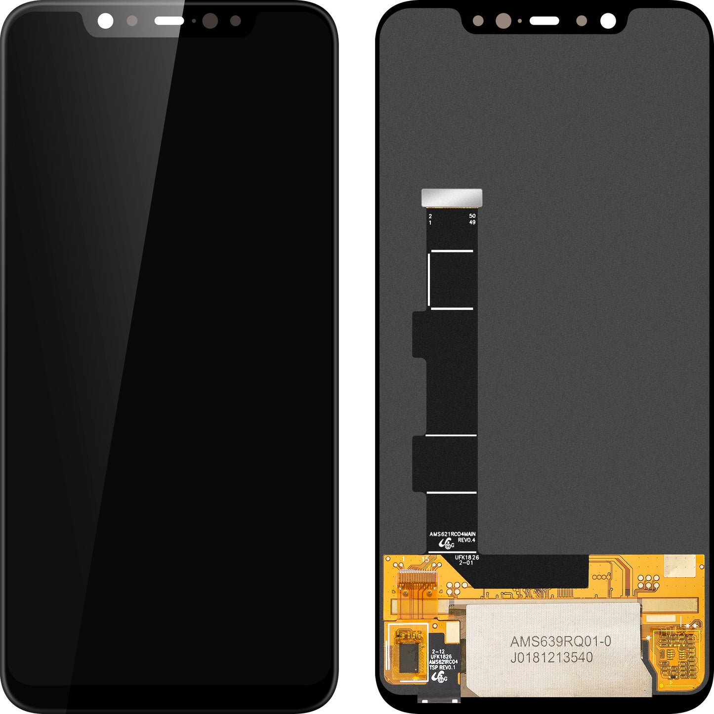 MP érintőképernyős kijelző kompatibilis a Xiaomi Mi 8-cal