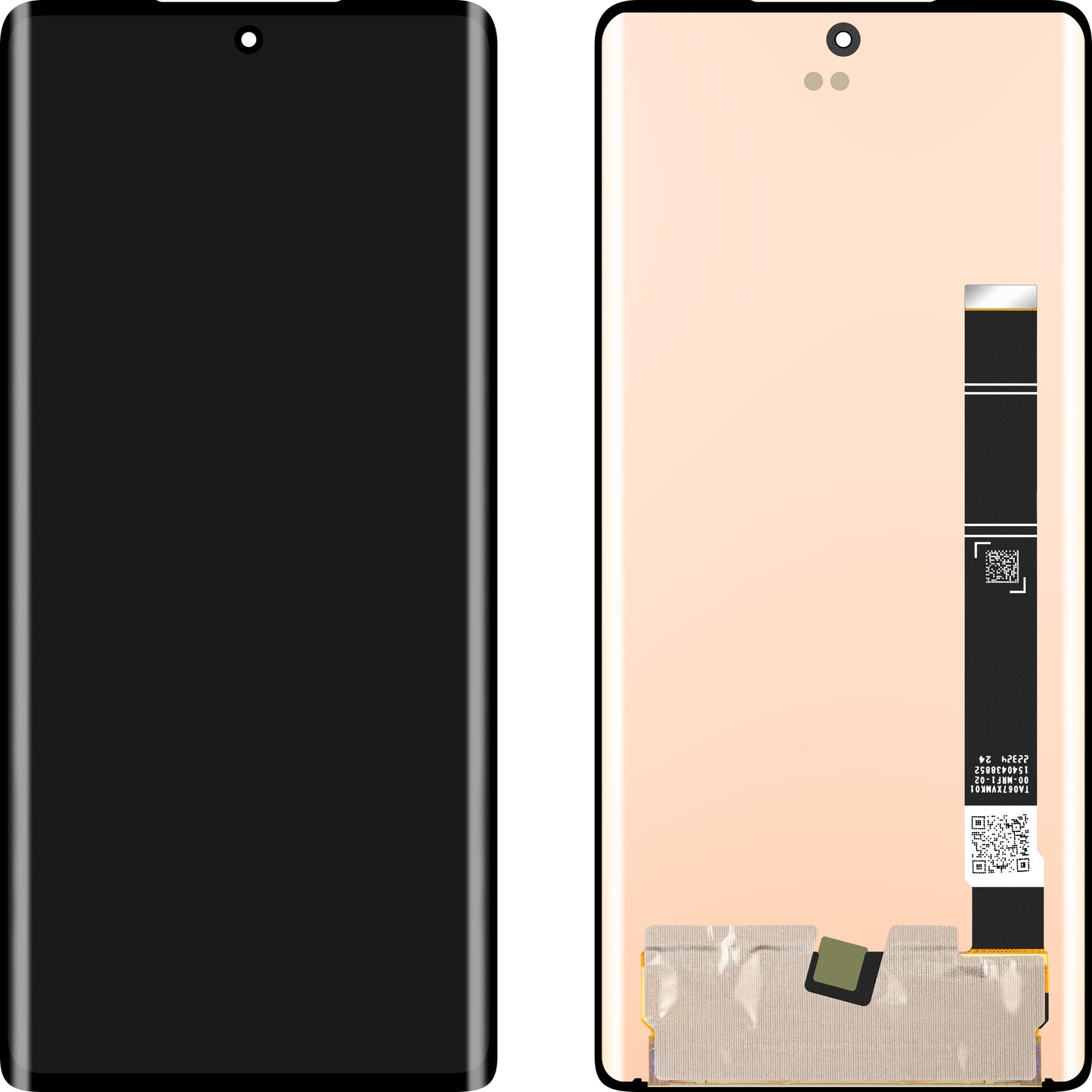 MP érintőképernyős kijelző kompatibilis a Motorola Edge 30 Ultra-val, OLED verzió