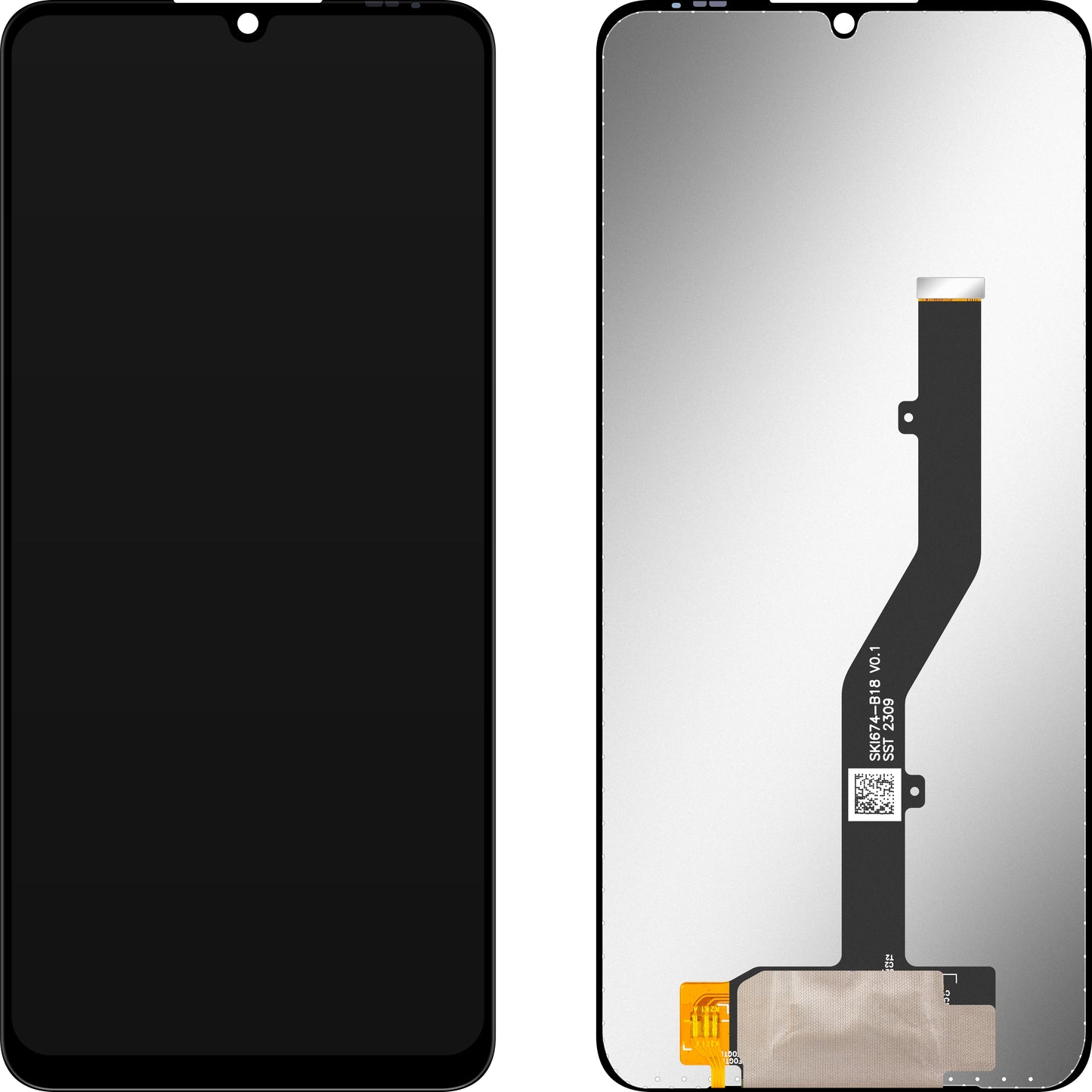 MP érintőképernyős kijelző kompatibilis a ZTE Blade A72 / A72s / V40 Vita készülékekkel