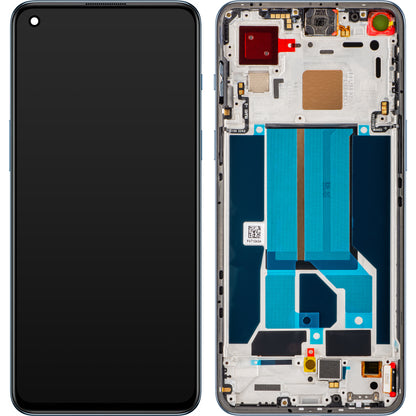 OnePlus Nord 2 5G érintőképernyős kijelző, kerettel, kék (Blue Haze), Service Pack 4907924