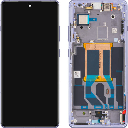 OnePlus 12R kijelző érintőképernyővel, kerettel, Lila (Electric Violet), Service Pack 621029000159