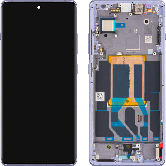 OnePlus 12R kijelző érintőképernyővel, kerettel, Lila (Electric Violet), Service Pack 621029000159