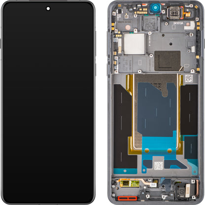 Oppo Find X8 Pro érintőképernyős kijelző kerettel, Fekete (Space Black), Service Pack 621029000356