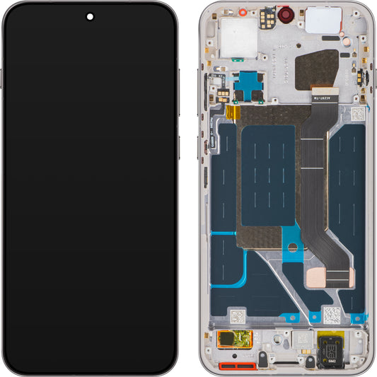 Oppo Find X9 érintőképernyős kijelző, kerettel, Szürke (Titanium Grey), Service Pack 621029000716