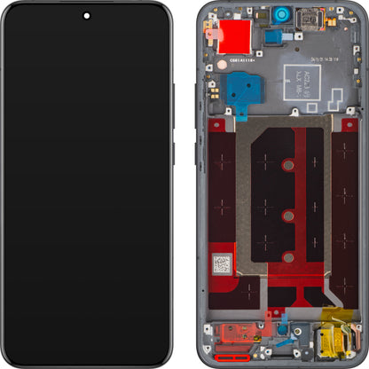 Oppo Reno13 Pro érintőképernyős kijelző, kerettel, Szürke (Graphite Grey), Service Pack 621029000381