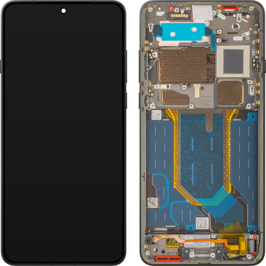 Oppo Find X9 Ultra érintőképernyős kijelző, kerettel, fekete (Tundra Umber), Service Pack 621029000922