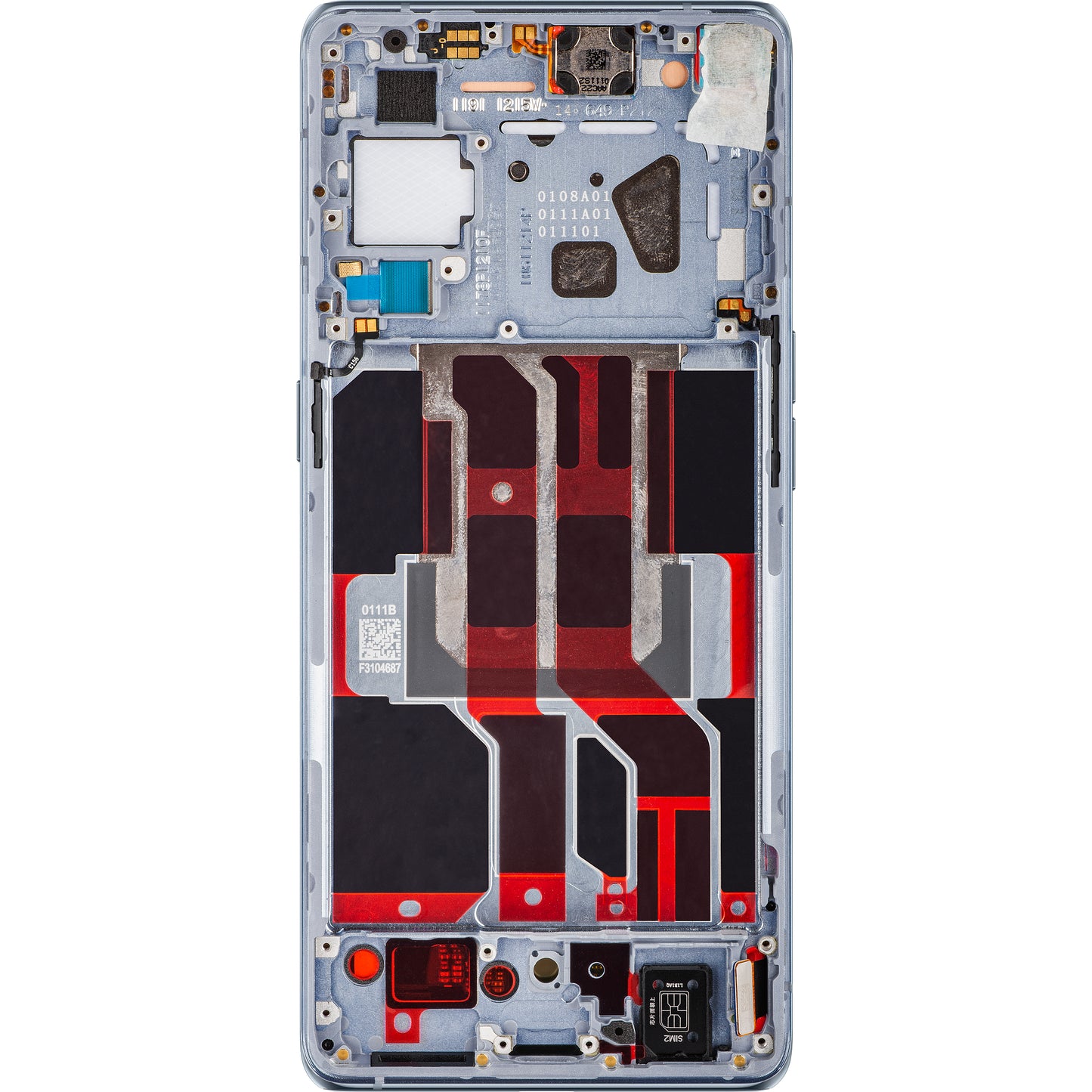 Display Touchscreen Oppo Reno6 Pro 5G (Snapdragon) / Reno6 Pro+ 5G, kerettel, Szürke (Lunar Grey), Service Pack 4907528