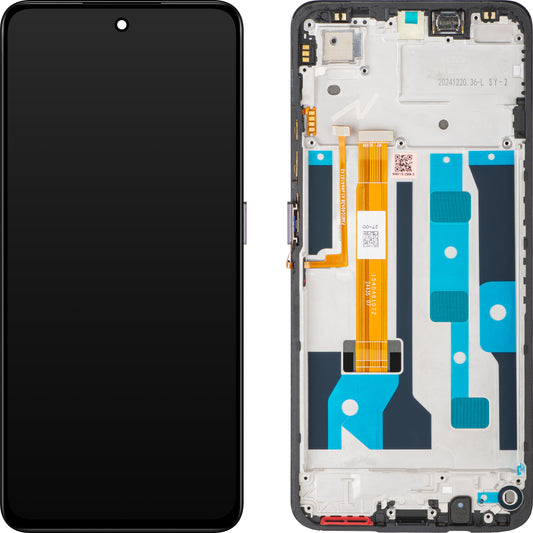 Realme C75 kijelző érintőképernyővel, kerettel, barna Service Pack 621029000365