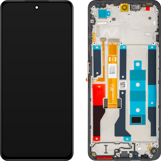 Realme C75 5G érintőképernyős kijelző, kerettel, arany, Service Pack 621029000536