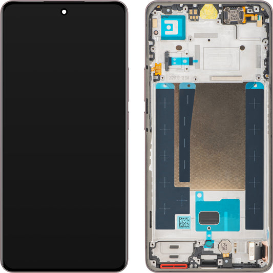 Kijelző érintőképernyővel Realme 16 Pro+, kerettel, Rózsaszín (Camellia Pink), Service Pack 621029000808