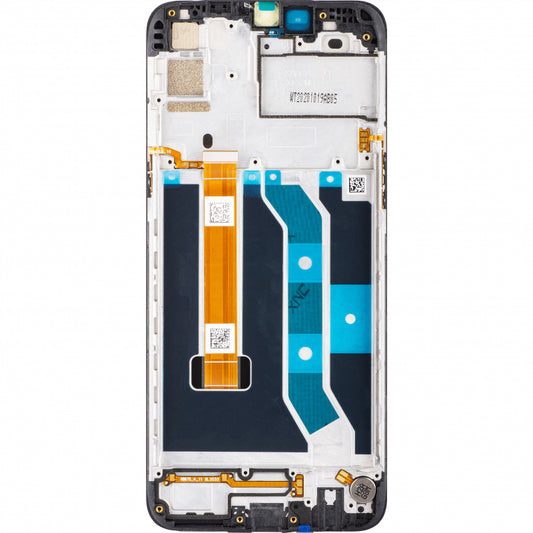 Realme 6i érintőképernyős kijelző, kerettel, fekete, Swap 4903584