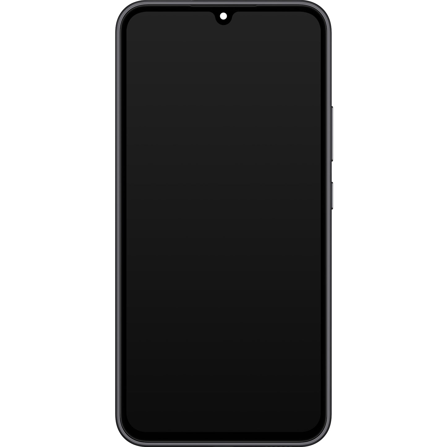 Érintőképernyős kijelző Samsung Galaxy A34 A346, kerettel, fekete (grafit), szervizcsomag GH82-31200A