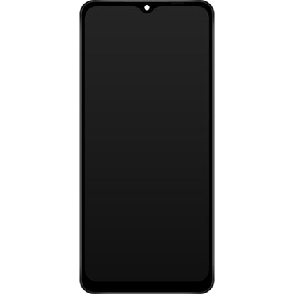 Samsung Galaxy A12 Nacho A127 érintőképernyős kijelző, kerettel, fekete, újrazárt GH82-26486A