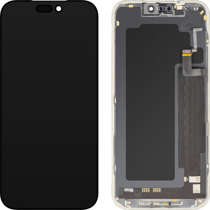MP érintőképernyős és fényközelségérzékelős kijelző Apple iPhone 17 Pro Max kompatibilis, kerettel, OLED FHD 120Hz diagnosztikai szoftververzió, fekete