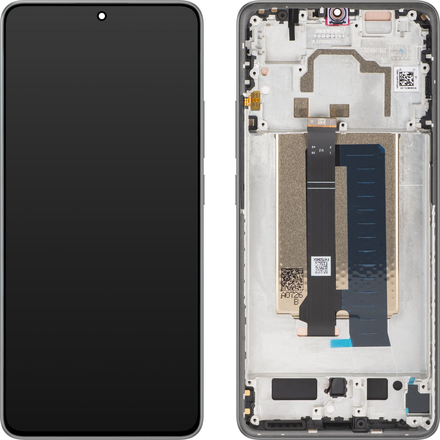 Xiaomi Poco X6 Pro kijelző érintőképernyővel, kerettel, szürke, Service Pack 560001N11A00