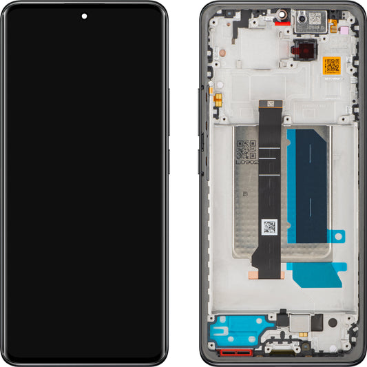 Xiaomi Redmi Note 14 Pro+ 5G érintőképernyős kijelző, kerettel, Fekete (Midnight Black), Service Pack 5600190O16U00